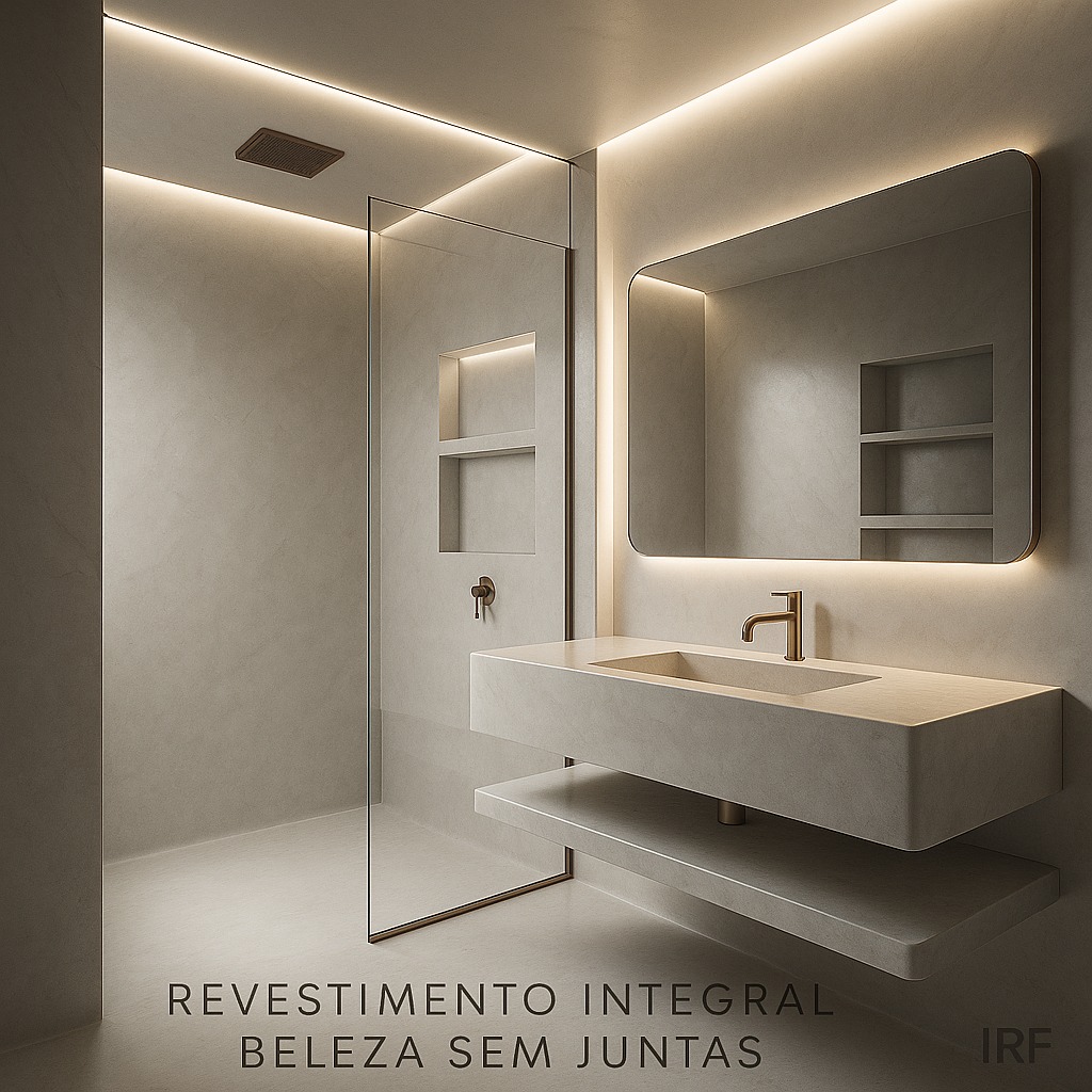 Beleza contínua e fácil limpeza? Conheça o revestimento integral!